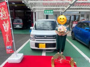 高萩市にお住いのＳ様
ワゴンＲをご納車させていただきました。