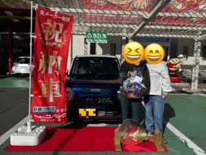 北茨城市にお住いのK様
アルトラパンをご納車させていただきました。