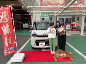 日立市にお住いのF様 ワゴンRスマイルをご納車させていただきました。