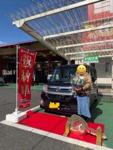 高萩市にお住いのI様 タントカスタムをご納車させていただきました。
