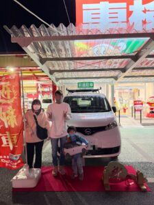 高萩市にお住いのK様
バネットをご納車させていただきました。